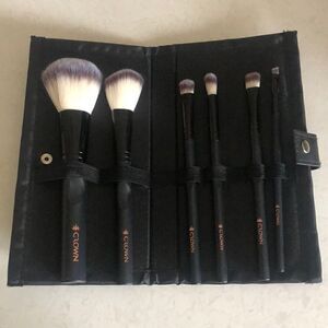 Crown black makeup brush set. Brand new.